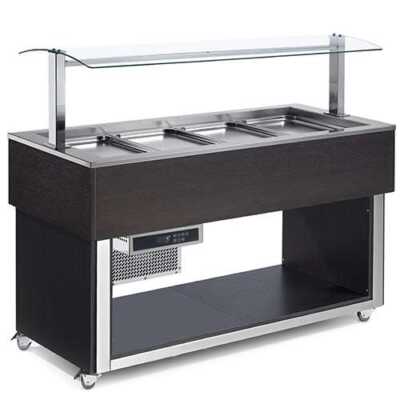 Buffet com refrigeração estática
