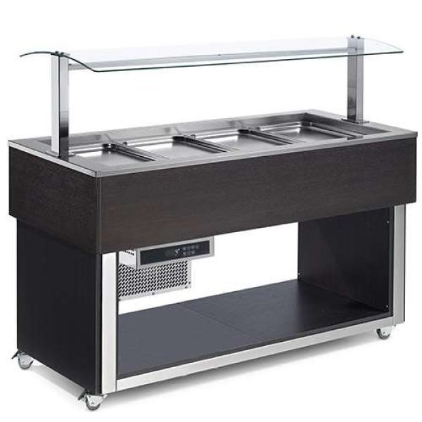 Buffet com refrigeração estática