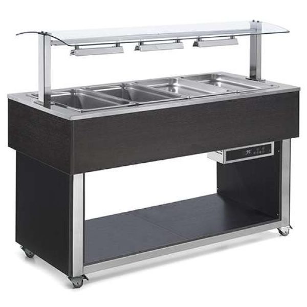 Buffet com aquecimento por ar quente
