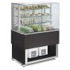 Vitrine com refrigeração ventilada para self-service