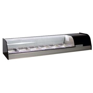 Vitrine de petiscos refrigerada