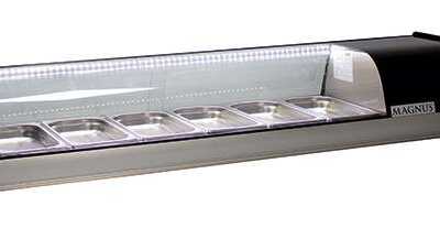 Vitrine de petiscos refrigerada