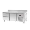 Base refrigerada para linha queima com 1 kit de 2 gavetas e 1 gavetão