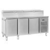 Bancada refrigerada para preparação de sanduíches e saladas