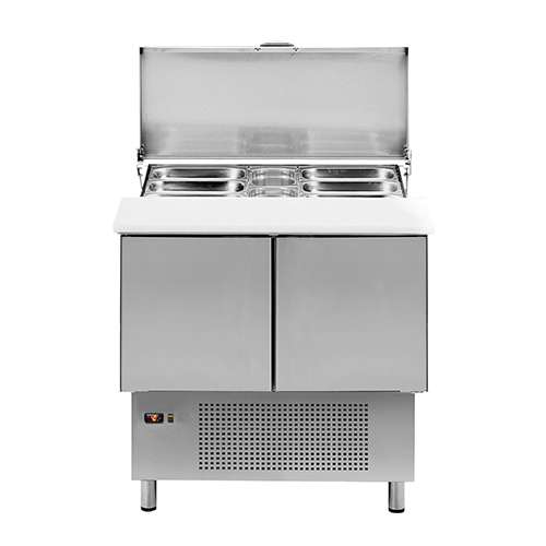 Bancada refrigerada para preparação de sanduíches e saladas - Hotelequip.pt Bancada refrigerada para preparação de sanduíches e saladas