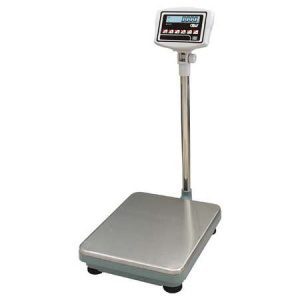 Báscula (plataforma 600 kg + visor + coluna)