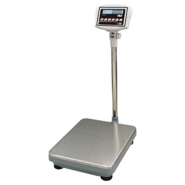 Báscula (plataforma 600 kg + visor + coluna)