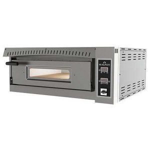 Forno de pizza elétrico com câmara totalmente em tijolo refratário