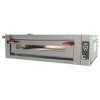 Forno de pizza elétrico com câmara totalmente em tijolo refratário