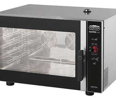 Forno convetor elétrico programável com humidificação e inversão de marcha