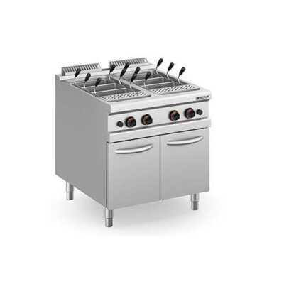 Cozedor de pasta a gás 40+40 l