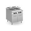 Cozedor de pasta elétrico 40+40 l
