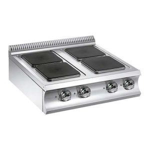 Fogão elétrico com 4 placas quadradas (4x 300x300 mm)
