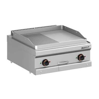 Fry-top elétrico com placa mista 650x570 mm