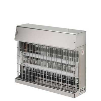 Eletrocutor de insetos em aço inox