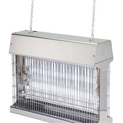 Eletrocutor de insetos em aço inox