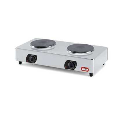 Fogão elétrico com 2 placas redondas (Ø220 mm)