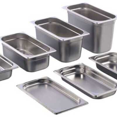 TABULEIRO INOX GN1/2-200