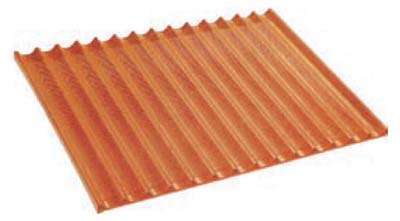 TABULEIRO ONDULADO ALUMINIO FURADO 60x40 COM REVES
