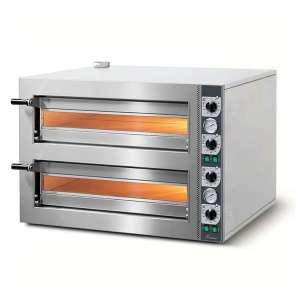 FORNO DE PIZZAS TZ435/2M 4+4P 350mm DIAMETRO