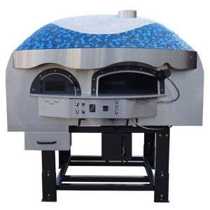 FORNO PIZZA ROTATIVO G/LENHA 1Q.UDIXM120RK-MOSAICO