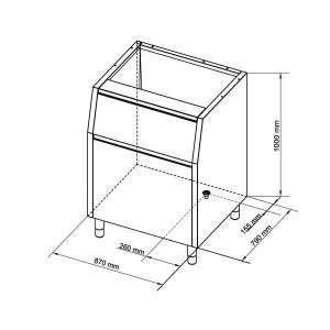 BIN 200 INOX P/VM350