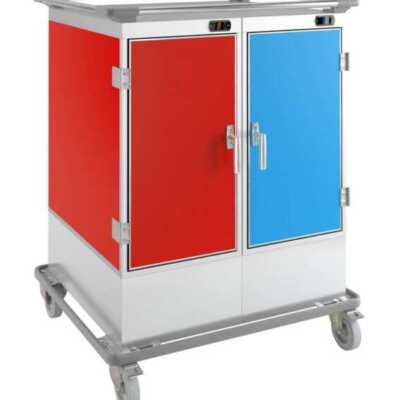 CARRO MISTO CF240 8+8 GN1/1 INTERIOR AÇO INOX
