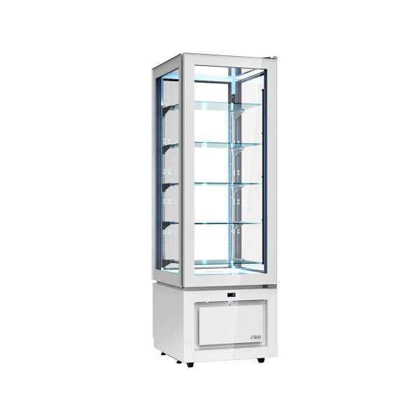 VITRINE LUXOR SLIM BRANCA KP6V (+2º+10ºC)VENTILADA