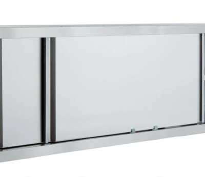 ARMARIO MURAL DE PAREDE C/PORTAS 1500x400x600 INOX