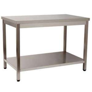 MESA DE TRABALHO 1 PRAT. 1000x700x850 INOX