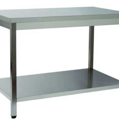 MESA DE TRABALHO 1 PRAT. 1500x700x850 INOX