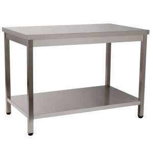 MESA TRABALHO 1 PRAT 2000x700x850 INOX DESMONTADA