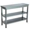 MESA DE TRABALHO 2 PRAT. 2000x700x850 INOX
