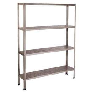 ESTANTERIA MODULAR PERFURADA 1400x400x1800 INOX