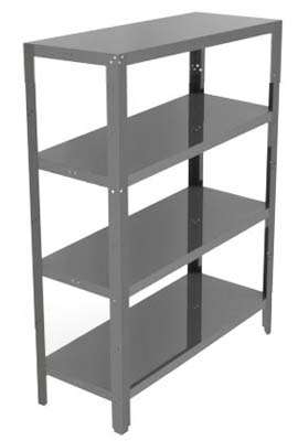 ESTANTERIA MODULAR LISA 1400x400x1800 INOX