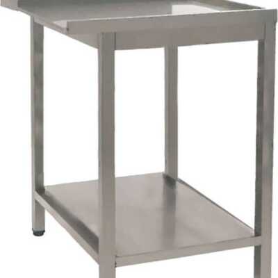 MESA LAVA PRATOS INOX - SAIDA 650x735x850mm