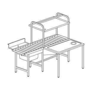MESA RTC18 COM SISTEMA MECANICO 1800x1370x1550h