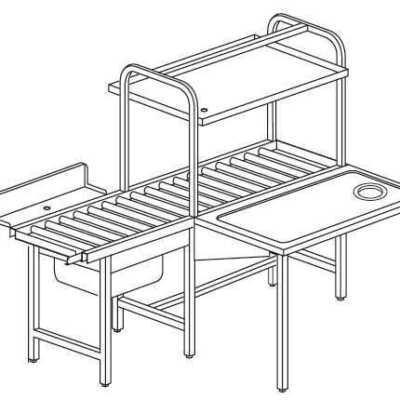 MESA RTC18 COM SISTEMA MECANICO 1800x1370x1550h
