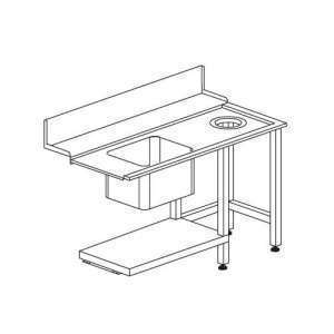 LAVADOURO T80E (SX/DX) 1500x730x860h P/MOD. HT