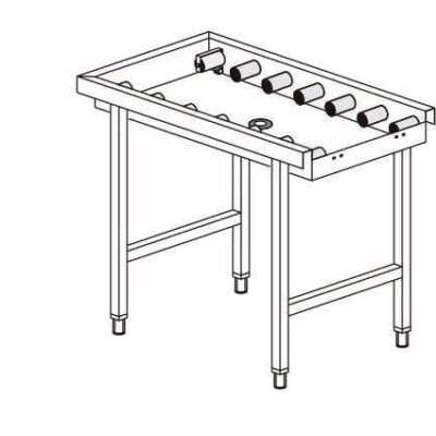 MESA DE ROLOS LC96/1 1100x650x860h P/ MOD. AX-RX