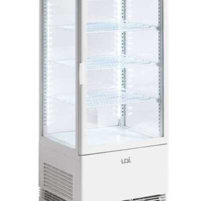VITRINE EXPOSITORA BRANCA GRELHAS AJUSTAV UDVEGF79