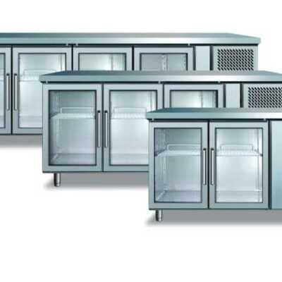 MESA GASTRO CONS.MGV310 GN1/1 - 3P.VID. E ILUM.