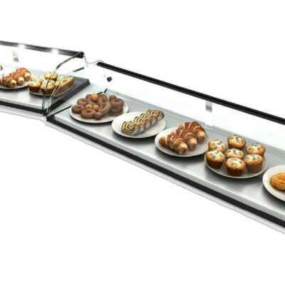 VITRINE NEUTRA UDI 4N-VC 1 PLANO COM LEDS