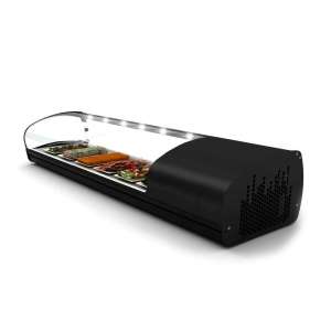 VITRINE REFRIGERADA SHARK SK6P VC CUBA PLANA LEDS
