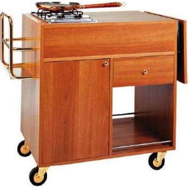 CARRO FLAMBE CF1200 1 PLANO COM 1 QUEIMADOR