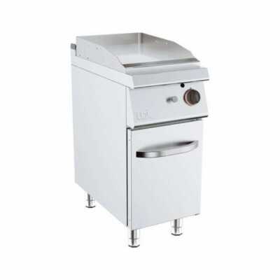 FRY-TOP GAS SIMPLES LISO CROMODURO ARMARIO