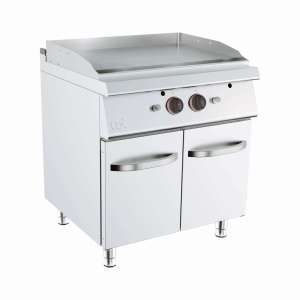 FRY-TOP GAS DUPLO LISO ARMARIO