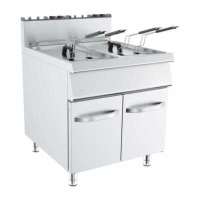 FRITADEIRA GAS 2x24lt ARMARIO