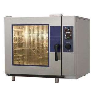 Forno convector misto a gás com caldeira