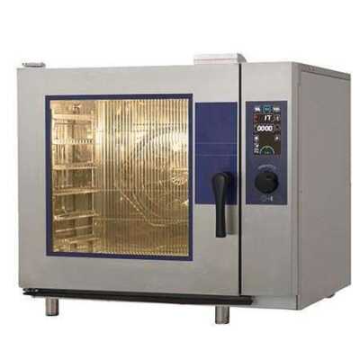 Forno convector misto a gás com caldeira